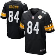 Pittsburgh Steelers #84 Antonio Brown Black Jersey