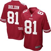 San Francisco 49ers #81 Anquan Boldin Scarlet Jersey